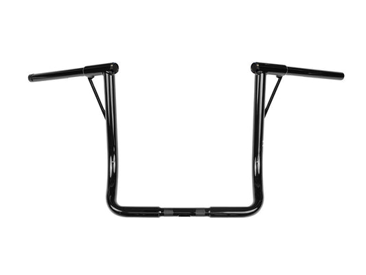 16in. x 1-1/4in. Louie B Handlebar – Gloss Black. Fits Ultra and Street Glide Models.