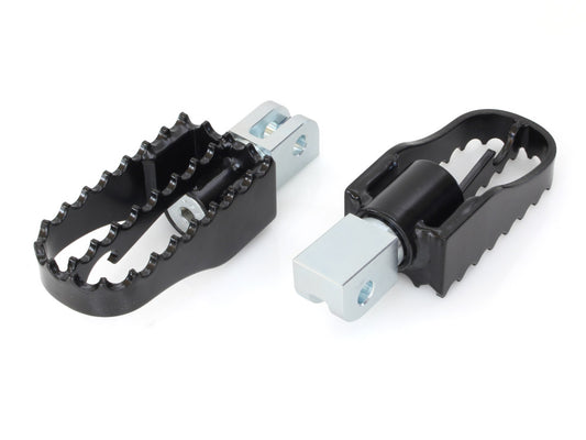 MX Style Rear Footpegs – Black. Fits Softail 2018up.