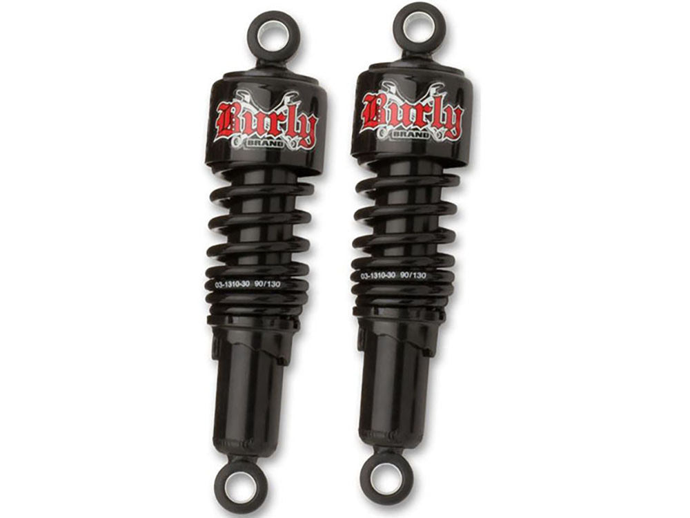 10-1/2in. Slammer Rear Shock Absorbers – Black. Fits Sportster 1988-2003.