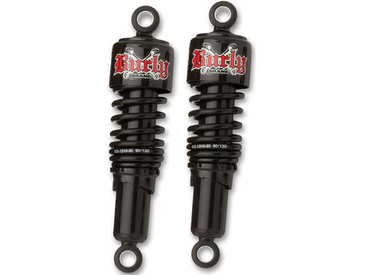 10-1/2in. Slammer Rear Shock Absorbers – Black. Fits Dyna 1991-2017.