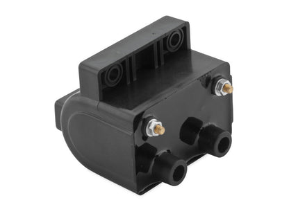 Ignition Coil – Black. Fits Big Twin & Sportster 1965up with Points.