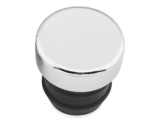 Plain Oil Tank Plug – Chrome. Fits H-D 1965up & Most Custom Tanks.