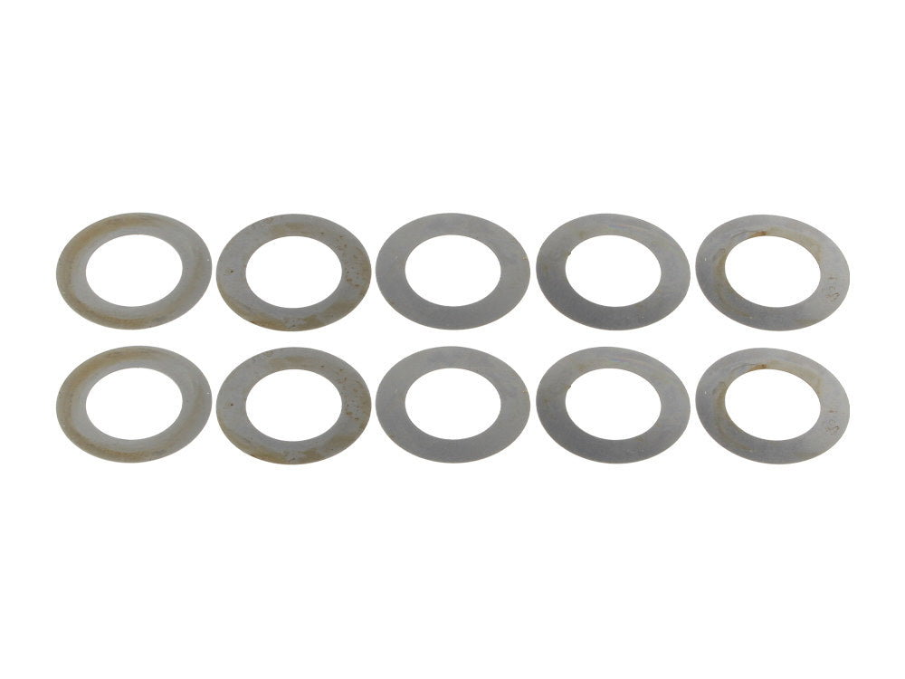 +0.007in. Rocker Arm Shim – Pack of 10. Fits Big Twin 1966-1984.