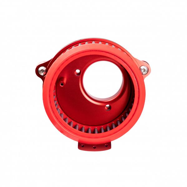 Massive Air Cleaner Back Plate Red