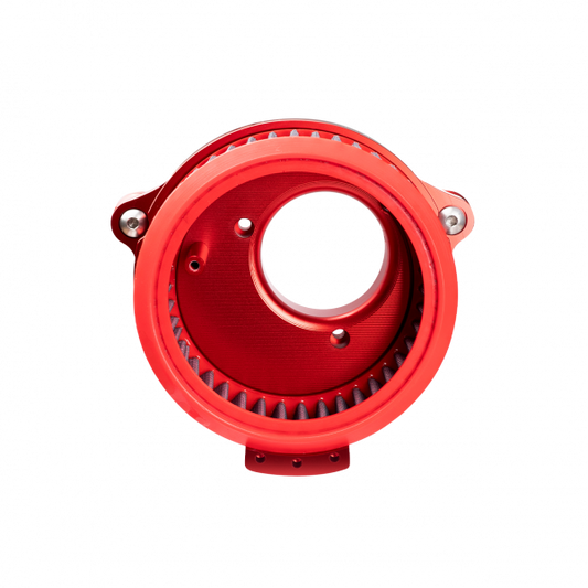 Massive Air Cleaner Back Plate Red