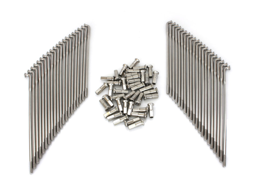 16in. Spokes – Stainless Steel. Fits Original Style H-D Deep Drop Center Rim when used in conjunction with 1997up H-D style Rear Hub or H-D Style Wide Glide Front Hub.