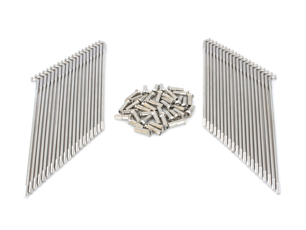 21in. Spokes – Stainless Steel. Fits Original Style H-D Drop Center Rims & Genuine H-D Smooth Profile Rims when used in conjunction with 1997up H-D style Wide Glide Front Hub.