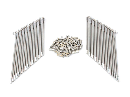 21in. Spokes – Stainless Steel. Fits Original Style H-D Drop Center Rims & Genuine H-D Smooth Profile Rims when used in conjunction with 1997up H-D style Wide Glide Front Hub.