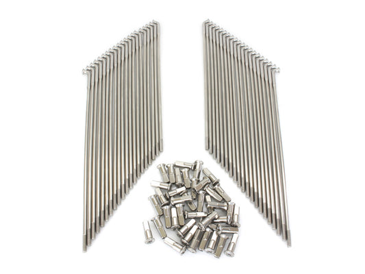 21in. Spokes – Stainless Steel. Fits Original Style H-D Drop Center Rims when used in conjunction with 1936-1996 H-D style Wide Glide Front Hub.