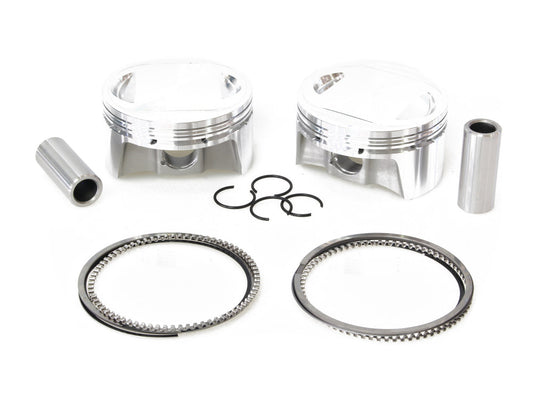 Std Pistons with 10.0:1 Compression Ratio. Fits Big Twin 1999-2006 with 88ci to 98ci Big Bore Twin Cam Engine.