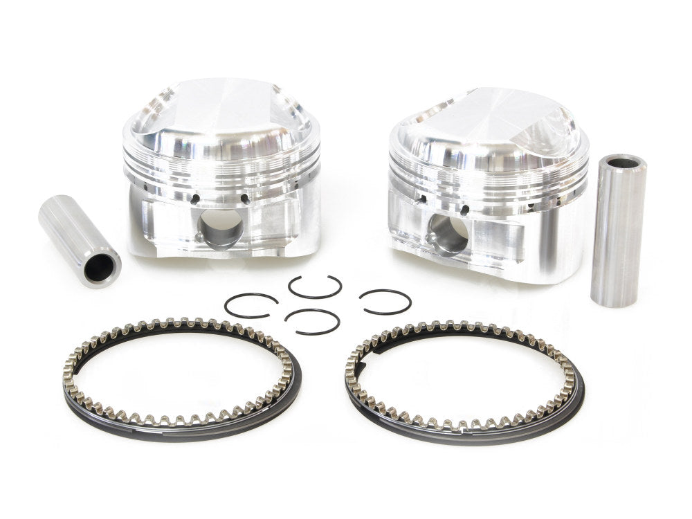 +.020in. Pistons with 9.5:1 Compression Ratio. Fits Big Twin 1978-1984 with 80ci Shovel Engine.