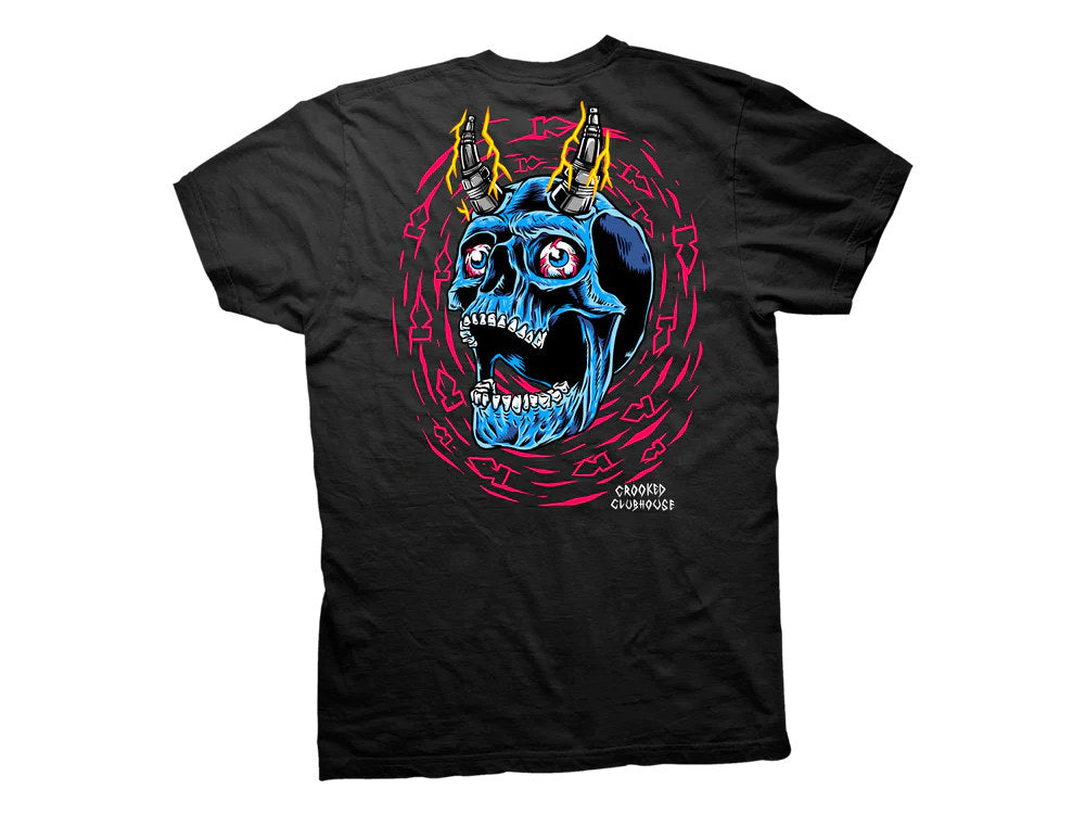 Death Collective Speedway T-Shirt – Black. Medium