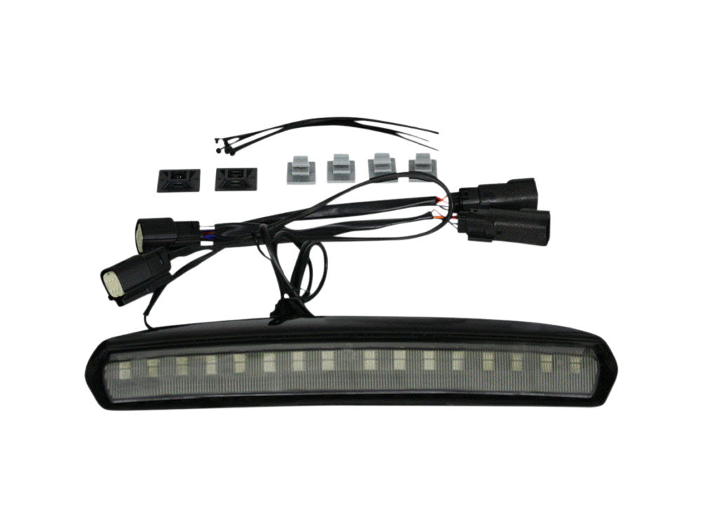 LED High Mount Tour Pak Light – Black Housing, Smoke Lens. Fits Touring 2014up.
