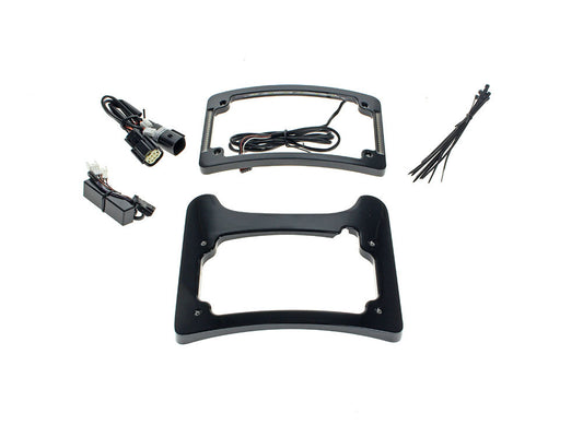 Turn Signal Eliminator Kit – Black with Red LED’s for Brake Lights. Fits Most Touring 2014-2024