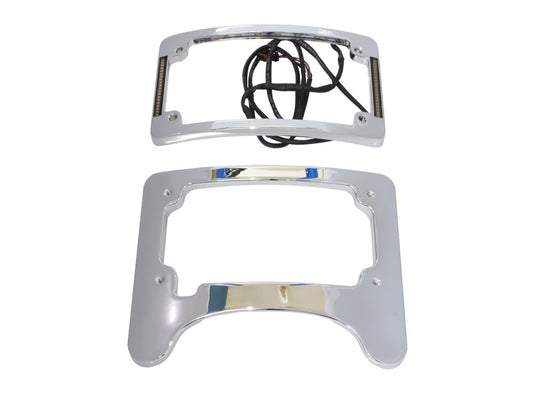 Turn Signal Eliminator Kit – Chrome with Red LED’s for Brake Lights. Fits Most Touring 2014-2024