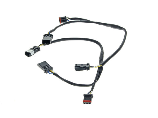 Wiring Adapter – Run/Turn Signal Mirrors. Fits Softail 2018up, Road King 2014up & Road Glide 2014-2023