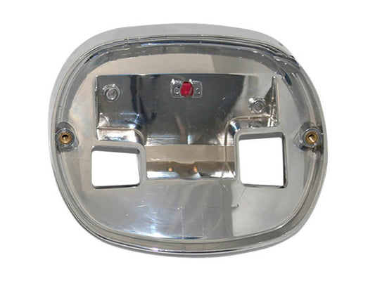 Taillight Base Plate for HD Taillight – Chrome. Fits Twin Cam 1999-2017 OEM Fenders