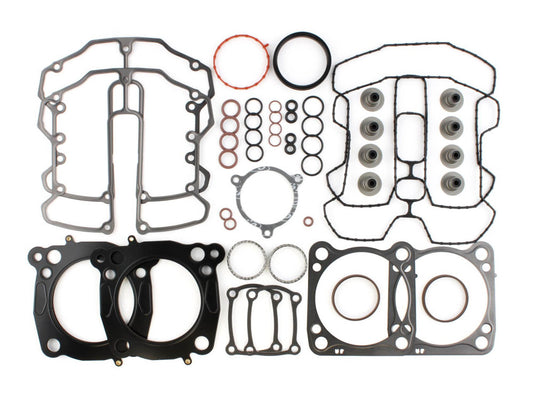 Top End Gasket Kit with 0.030in. Multi-Layer Steel MLS Head Gaskets. Fits Milwaukee-Eight 2017up with 107 Engine & 3.937in. Bore.