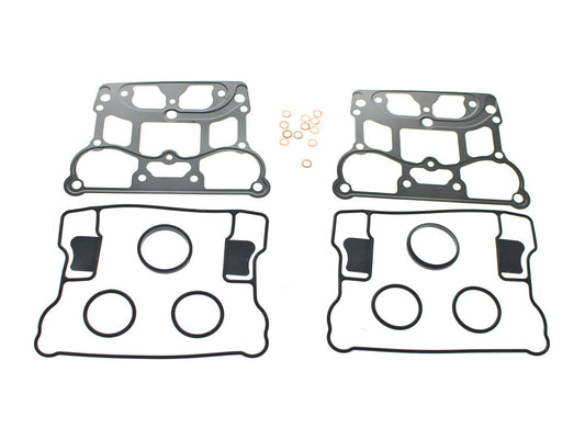 S&S Rocker Gasket Kit. Fits Big Twin 1984-1999 & Sportster 1986-2003 with Diecast Rocker Covers.