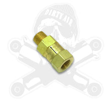 DIRTY AIR Brass Check valve - 1/8"NPT Male IN / Female OUT