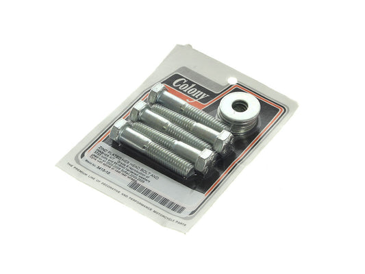 Rear Pulley or Sprocket Bolts – Zinc Plated Hex Head. 7/16in.-14 x 2.25in.. Looks Good with # BAI-D26-0152B