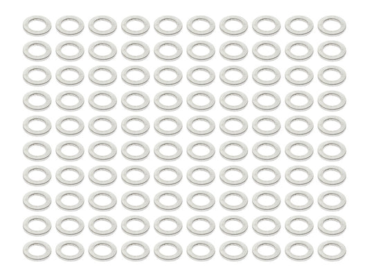 7/16in. Flat Washer – Chrome. Pack of 100.