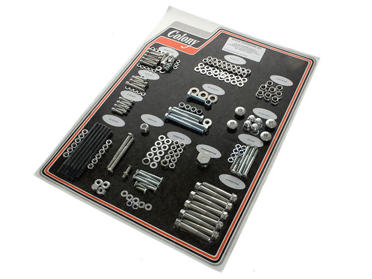 Complete Stock Hardware Kit – CAD Plated. Fits Big Twin 1981-1984 with Shovelhead  Engine
