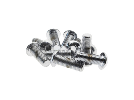 5/16-24 x 7/8in. UNF Button Head Allen Bolts – Chrome. Pack 10.