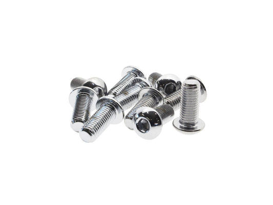 5/16-24 x 3/4in. UNF Button Head Allen Bolts – Chrome. Pack 10.