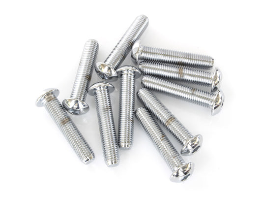 5/16-24 x 1-1/2in. UNF Button Head Allen Bolts – Chrome. Pack 10.