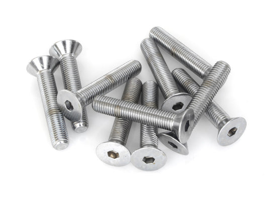5/16-24 x 1-3/4in. UNF Flat Head Allen Bolt – Chrome. Pack 10.