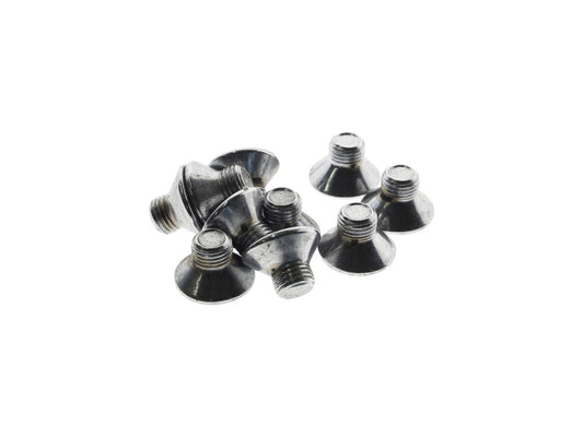 3/8-24 x 1/2in. UNF Flat Head Allen Bolts – Chrome. Pack 10.