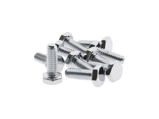 1/4-20 x 3/4in. UNC Hex Head Bolts – Chrome. Pack 10.
