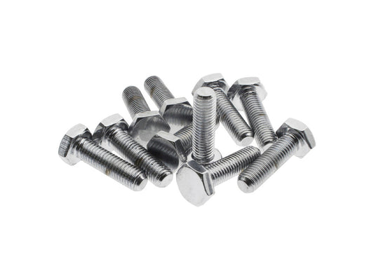 1/4-28 x 7/8in. UNF Hex Head Bolts – Chrome. Pack 10.