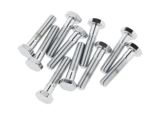 1/4-28 x 1-1/4in. UNF Hex Head Bolts – Chrome. Pack 10.
