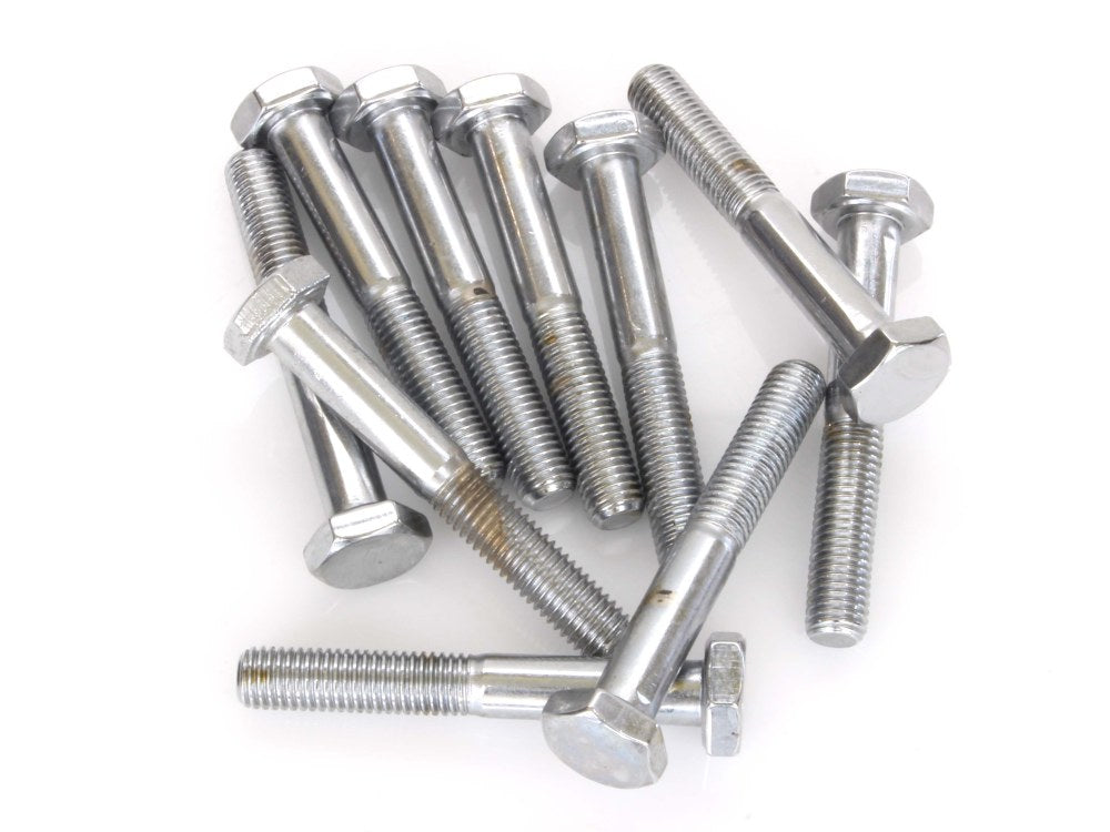 1/4-28 x 1-3/4in. UNF Hex Head Bolt – Chrome. Pack 10.