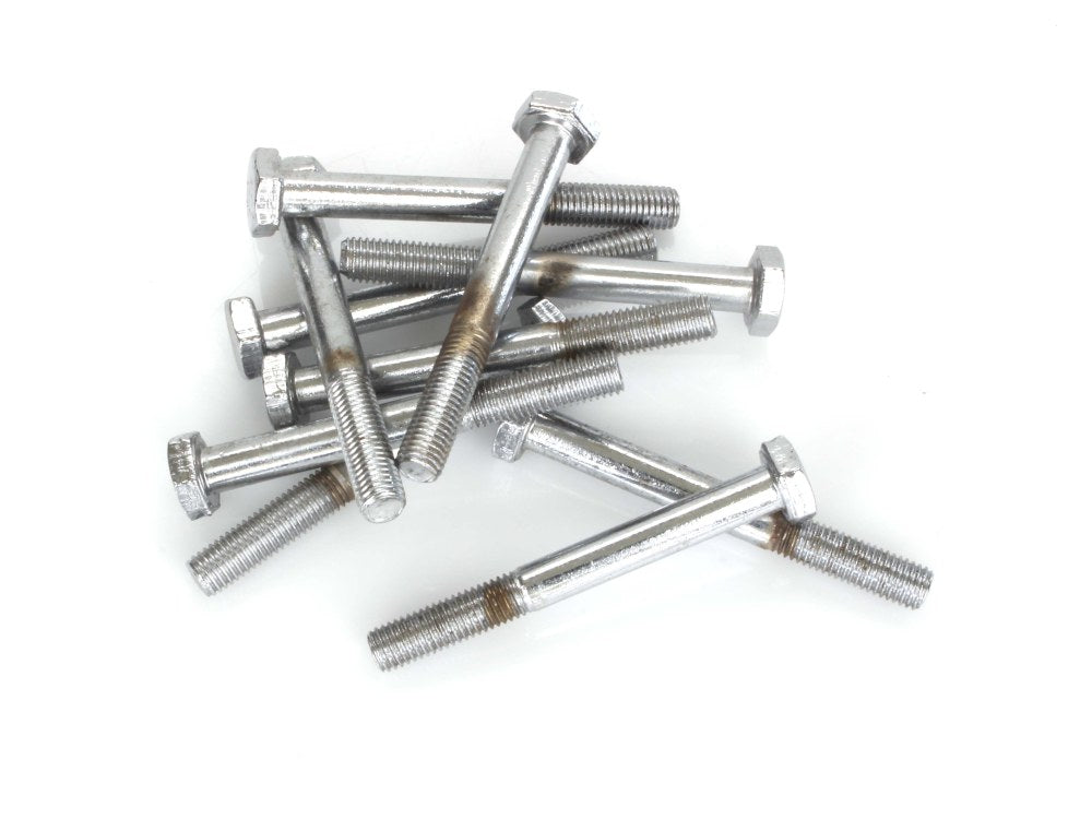 1/4-28 x 2-1/4in. UNF Hex Head Bolt – Chrome. Pack 10.