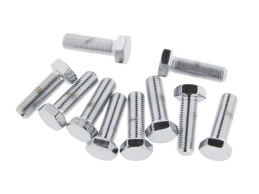 5/16-24 x 1in. UNF Hex Head Bolts – Chrome. Pack 10.