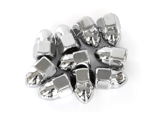 3/8-16 UNC Acorn OEM Style Nuts – Chrome. Pack 10.