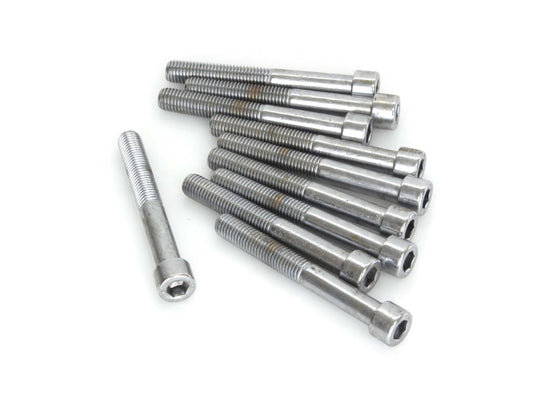 1/4-28 x 2in. UNF Polished Socket Head Allen Bolts – Chrome. Pack 10.