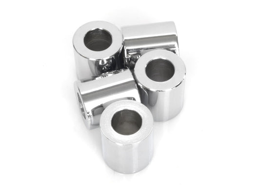 1/2in. ID x 1in. Wide Steel Spacers – Chrome. Pack 5.