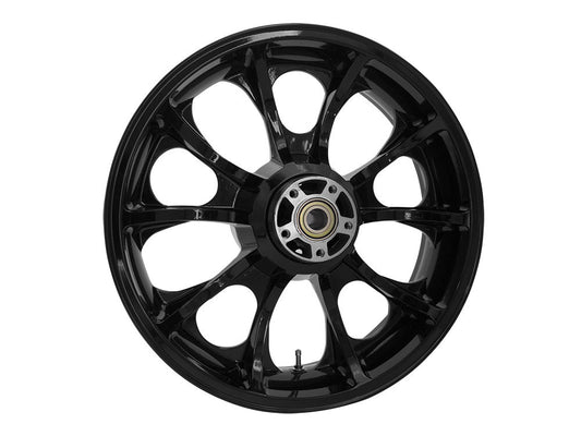 18in. x 5.50in. wide Largo 3D Wheel with Rear Hub – Gloss Black. Fits Touring 2009up with ABS