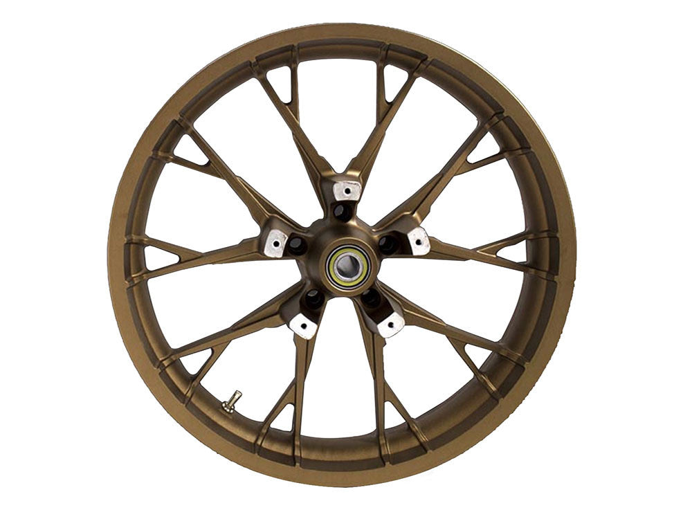 21in. x 3.50in. wide Marlin 3D Wheel with Front Hub – Bronze. Fits Touring 2008up with ABS