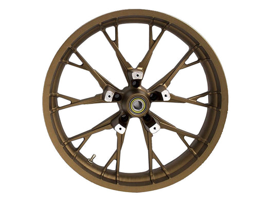 21in. x 3.50in. wide Marlin 3D Wheel with Front Hub – Bronze. Fits Touring 2008up with ABS