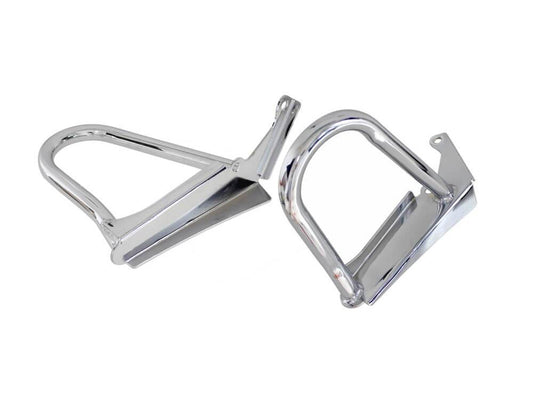 Engine Case Guard – Chrome. Fits Suzuki M109R 2006up.