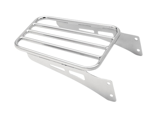 Luggage Rack – Chrome. Fits Yamaha V-Star XVS650 Classic 1998-2019