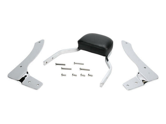 Mini Sissy Bar Kit – Chrome. Fits Yamaha V-Star XVS650 Classic 1998-2019