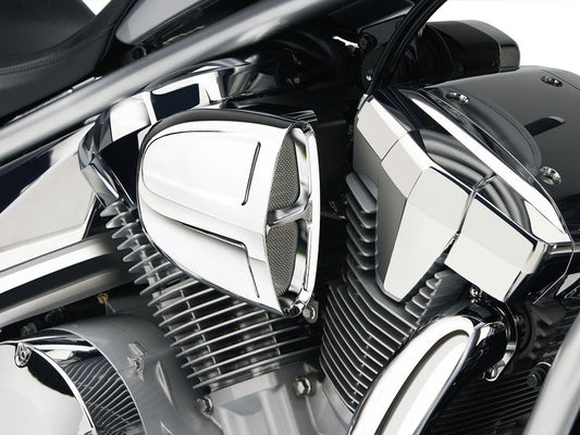 PowrFlo Air Intake System – Chrome. Fits Kawasaki Vulcan VN900 2006up.