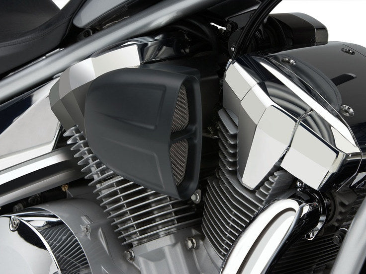 PowrFlo Air Intake System – Black. Fits Kawasaki Vulcan VN900 2006up.