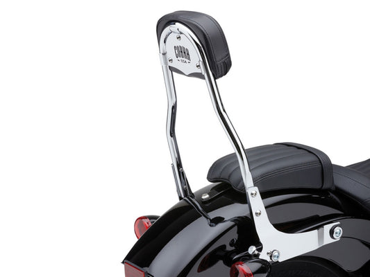 Short Quick Detachable Sissy Bar Kit – Chrome. Fits Low Rider 2018up & Low Rider S 20up.